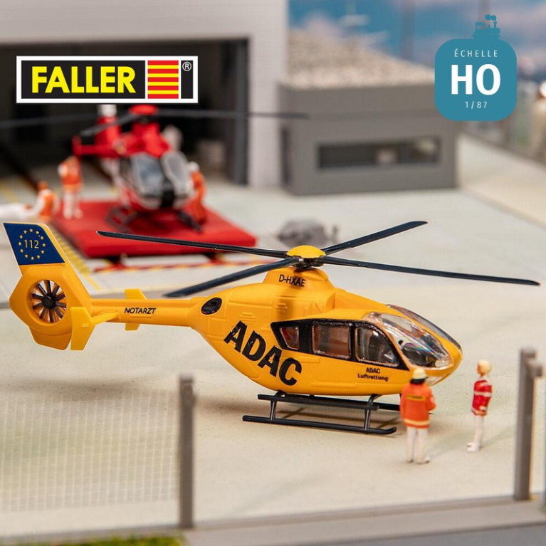 Hélicoptère de secours ADAC HO Faller 131021 - Maketis