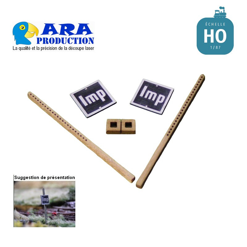 SNCF 2 plaques Imp [HO] - MAKETIS