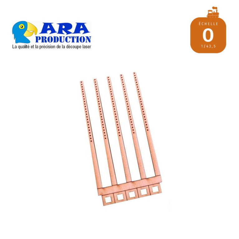 5 poteaux anciens de type béton pour pancartes de bord de voie - ARA Echelle O - MAKETIS 5 poteaux anciens de type béton pour pancartes de bord de voie - ARA Echelle O - MAKETIS