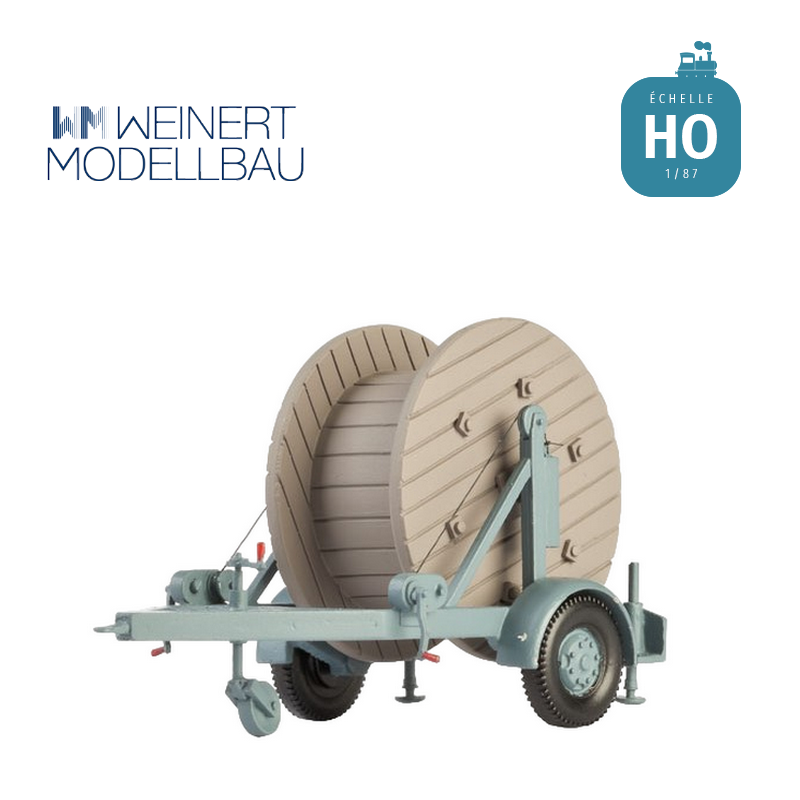 Remorque pour touret de câble HO Weinert 45013 - Maketis