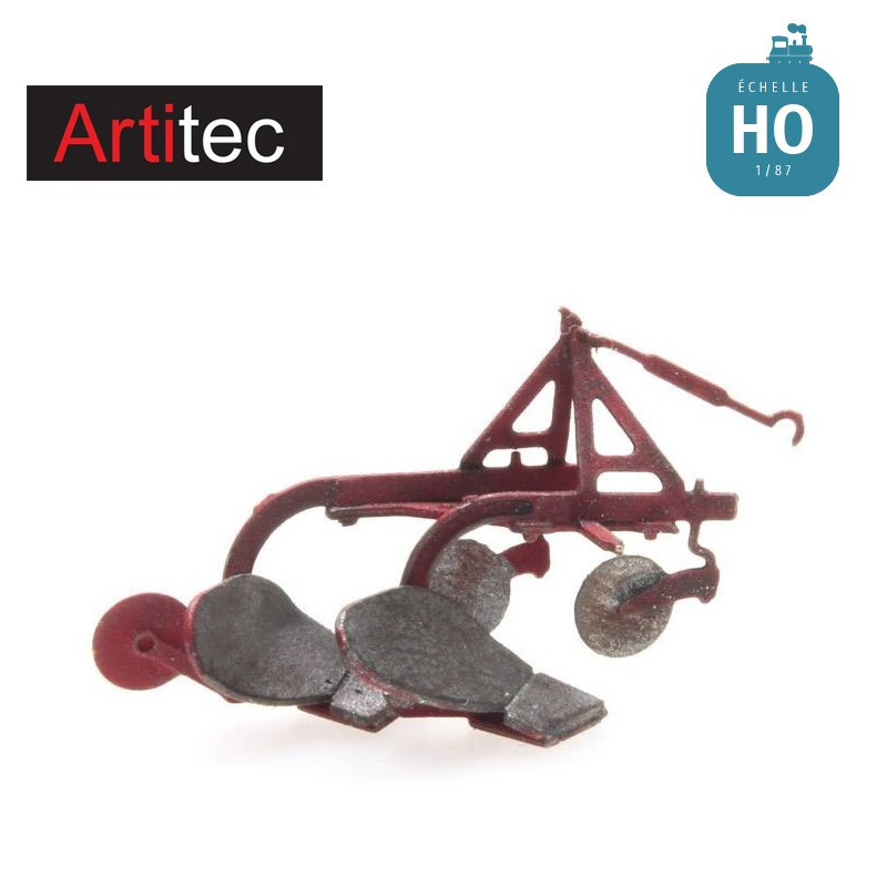 Charrue pour Tracteur Ford HO Artitec 387279- Maketis