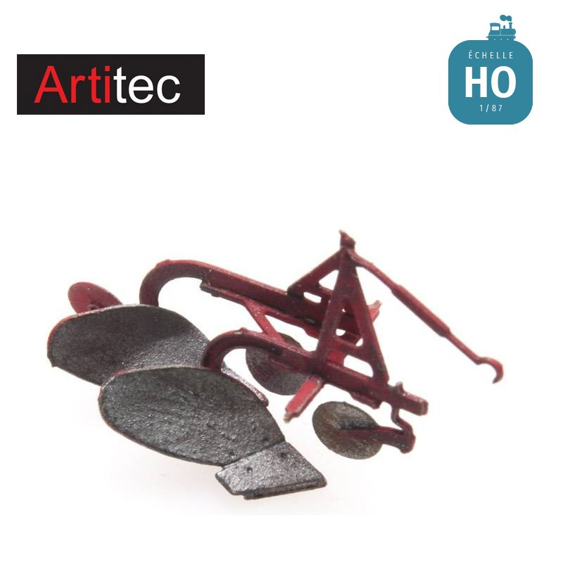 Charrue pour Tracteur Ford HO Artitec 387279- Maketis