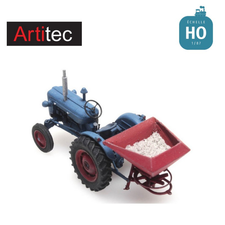 Tracteur Ford avec épandeur HO Artitec REE 387347 Tracteur Ford avec épandeur HO Artitec REE 387347