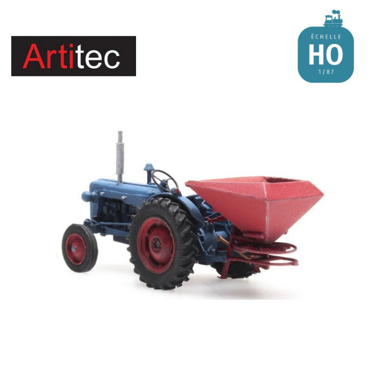 Tracteur Ford avec épandeur HO Artitec REE 387347 Tracteur Ford avec épandeur HO Artitec REE 387347