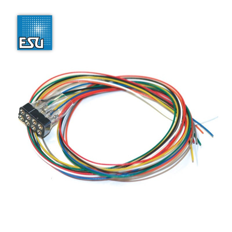Prise de raccordement 8 broches NEM652 + fils 30 cm ESU 51950