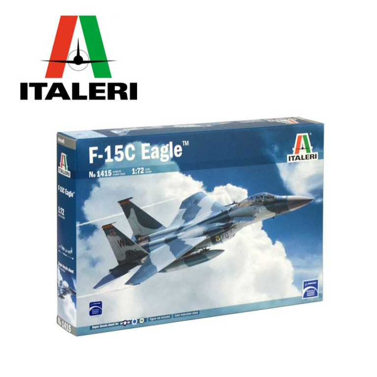 Avion F-15C Eagle 1/72 Italeri 1415 - Maketis Avion F-15C Eagle 1/72 Italeri 1415 - Maketis