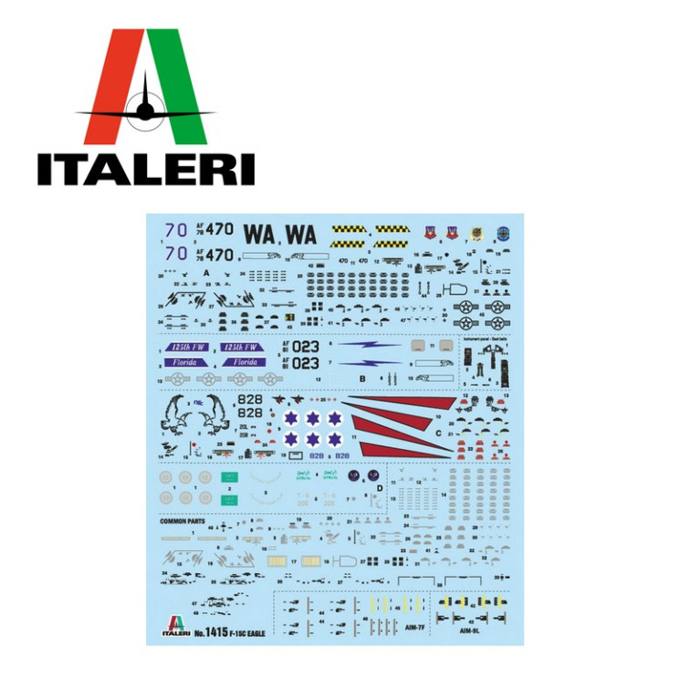 Avion F-15C Eagle 1/72 Italeri 1415 - Maketis Avion F-15C Eagle 1/72 Italeri 1415 - Maketis