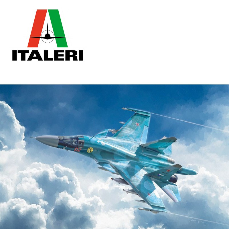 Avion Sukhoi SU-34/SU-32 FN 1/72 Italeri 1379 - Maketis
