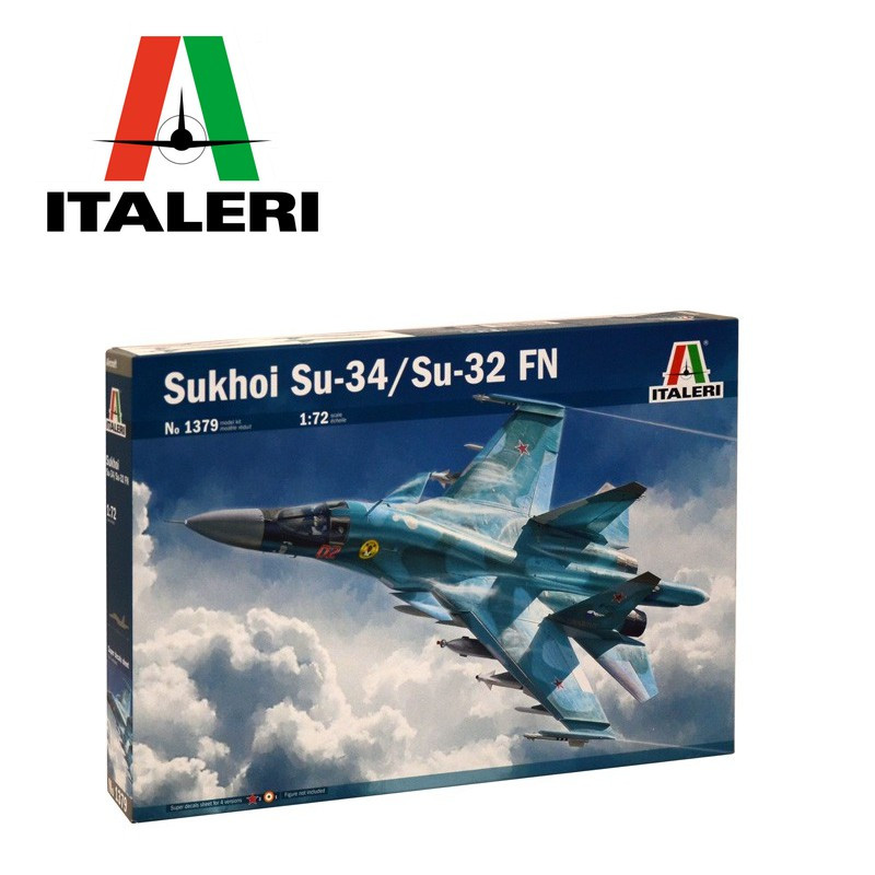 Avion Sukhoi SU-34/SU-32 FN 1/72 Italeri 1379 - Maketis