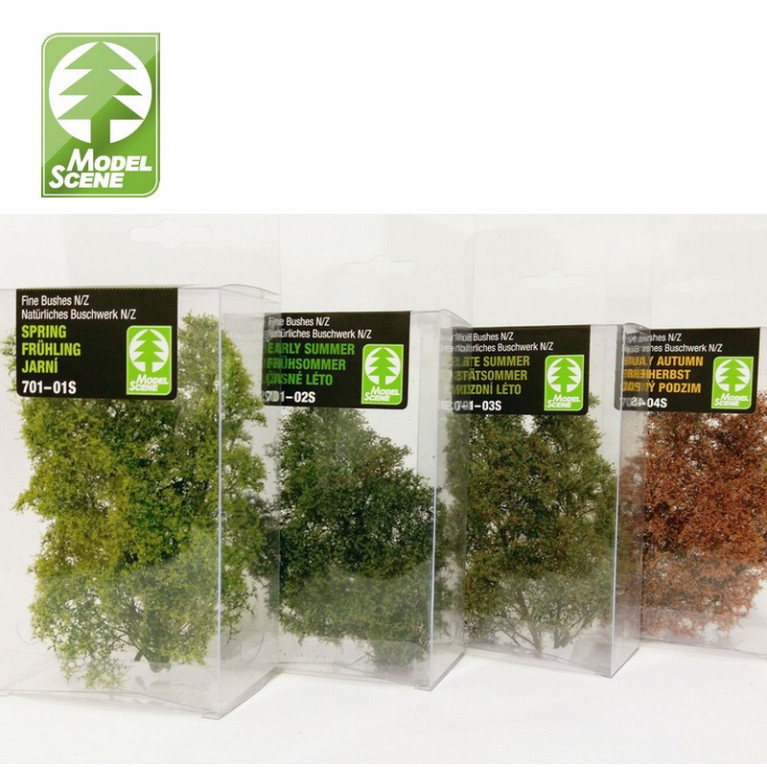 Mini pack Buissons naturels - Début automne Model Scene 701-04S