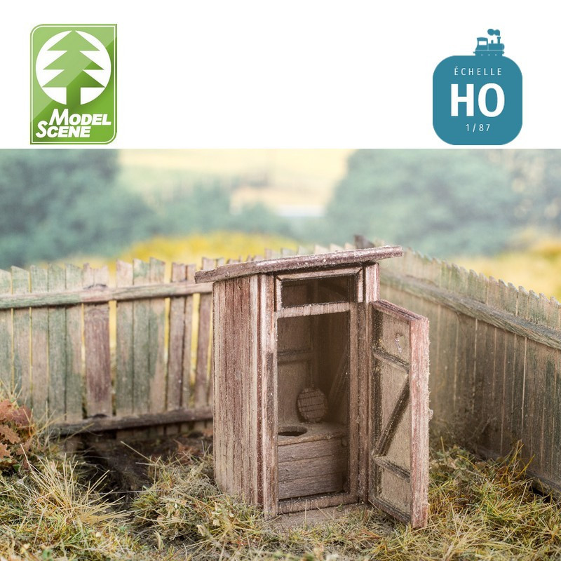 Toilettes de jardin (kit) HO Model Scene 98501 - Maketis