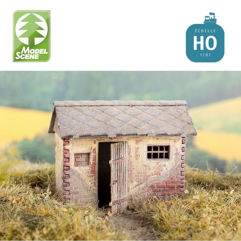 Étable pour chèvres (kit) HO Model Scene 98503 Étable pour chèvres (kit) HO Model Scene 98503
