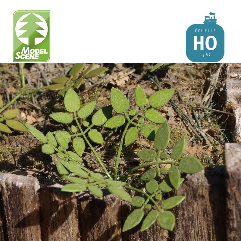 Mauvaises herbes (Découpe laser) HO Model Scene VG7-004