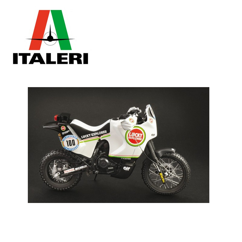 Moto Cagiva Elefant 850 Paris Dakar 1987 1/9 Italeri 4643 - Maketis