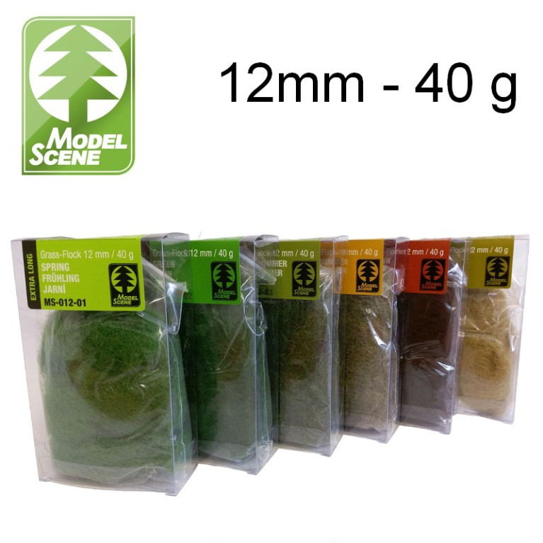 Grass-Flock 12 mm 50g Model Scene 012 - Maketis Grass-Flock 12 mm 50g Model Scene 012 - Maketis