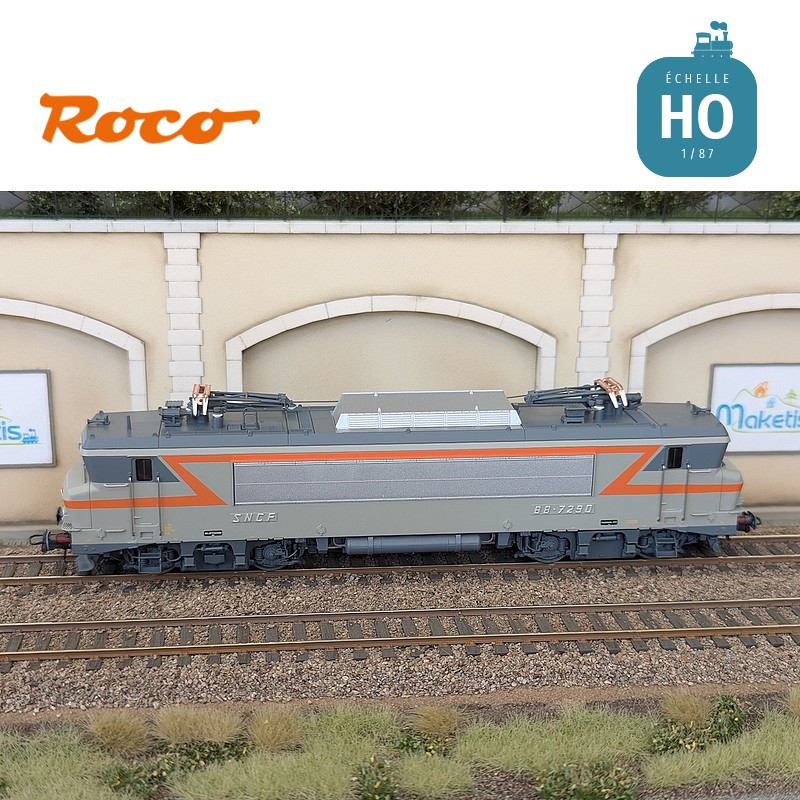Locomotive électrique BB 7290 SNCF Ep IV-V HO Analogique Roco 7500043 - Maketis