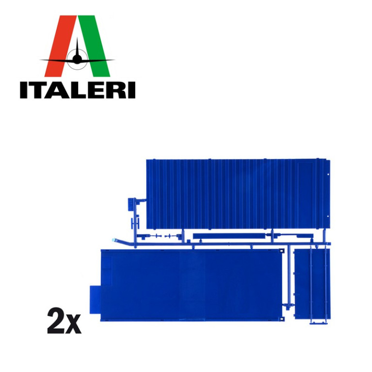 Semi-remorque avec container 40' 1/24 Italeri 3951 - Maketis