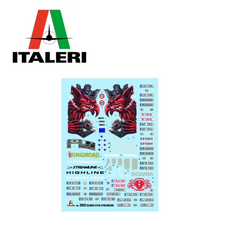 Camion SCANIA R730 STREAMLINE 1/24 Italeri 3932 - Maketis Camion SCANIA R730 STREAMLINE 1/24 Italeri 3932 - Maketis