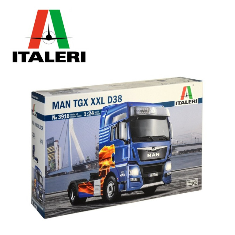 Camion MAN TGX XXL D38 1/24 Italeri 3916 - Maketis Camion MAN TGX XXL D38 1/24 Italeri 3916 - Maketis