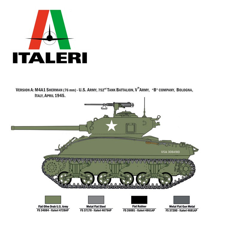 Char M4A1 SHERMAN et infanterie 1/35 Italeri 6568 - Maketis