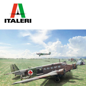 Avion de transport allemand Junkers JU-52/3 M 1/72 Italeri 0102 - Maketis