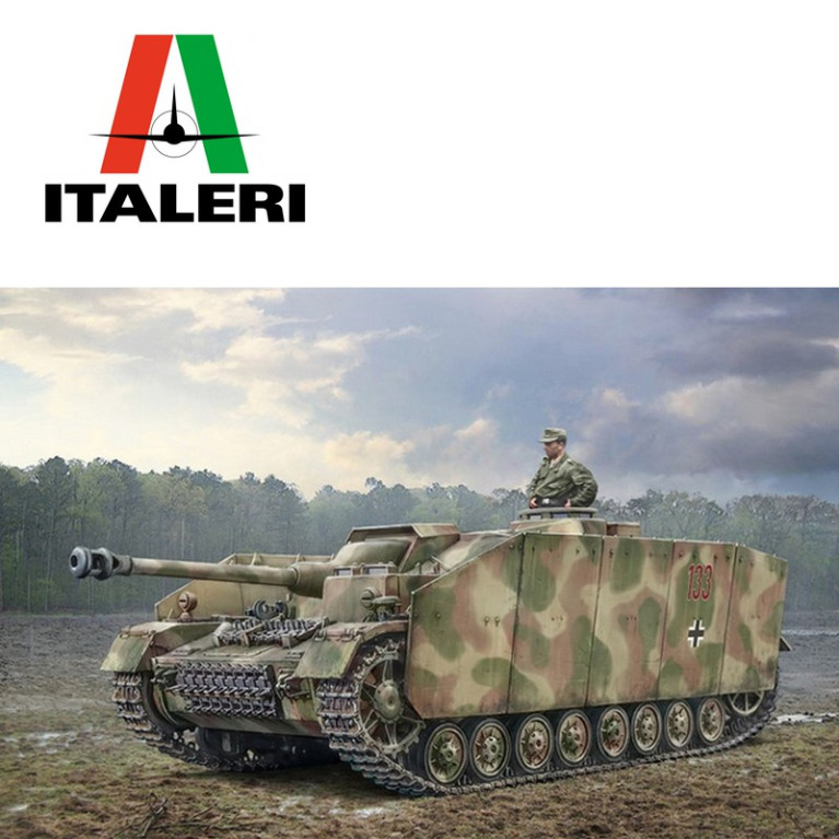 Char allemand Sd. Kfz. 167 SturmGeschutz IV WWII 1/35 Italeri 0223 - Maketis