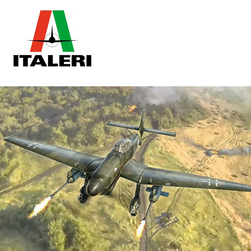 Avion de combat Ju 87 G-1 Stuka Kanonenvogel WWII 1/48 Italeri 2830 - Maketis