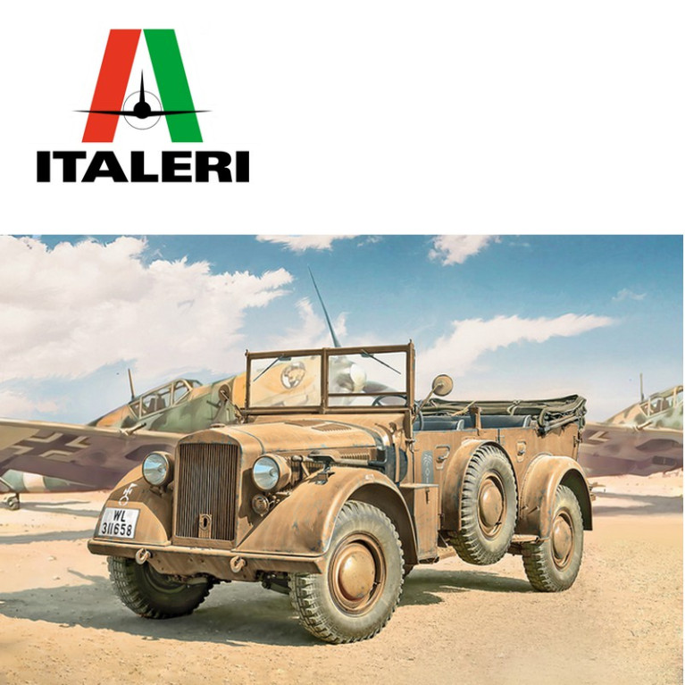 Véhicule militaire KFZ.12 Horch Type 40 1/35 Italeri 6597-Maketis Véhicule militaire KFZ.12 Horch Type 40 1/35 Italeri 6597-Maketis
