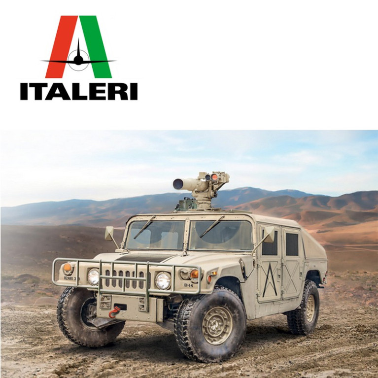 Véhicule blindé HMMWV M966 Tow Carrier 1/35 Italeri 6598-Maketis Véhicule blindé HMMWV M966 Tow Carrier 1/35 Italeri 6598-Maketis