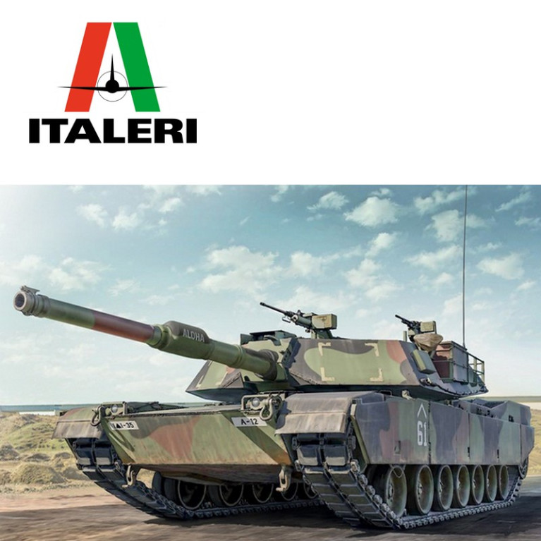 Char d'assaut M1A-1/A-2 ABRAMS 1/35 Italeri 6596 - Maketis Char d'assaut M1A-1/A-2 ABRAMS 1/35 Italeri 6596 - Maketis