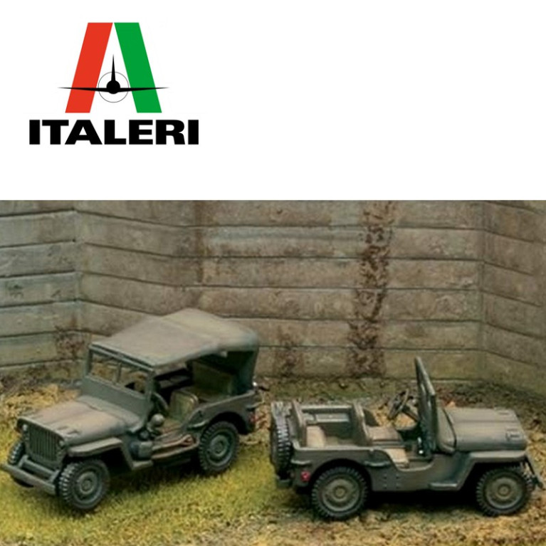 Véhicule militaire Jeep Willis 4x4 1/72 ITALERI 7506 Véhicule militaire Jeep Willis 4x4 1/72 ITALERI 7506