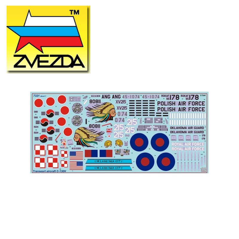Avion C-130H Hercules 1/72 Zvezda 7321