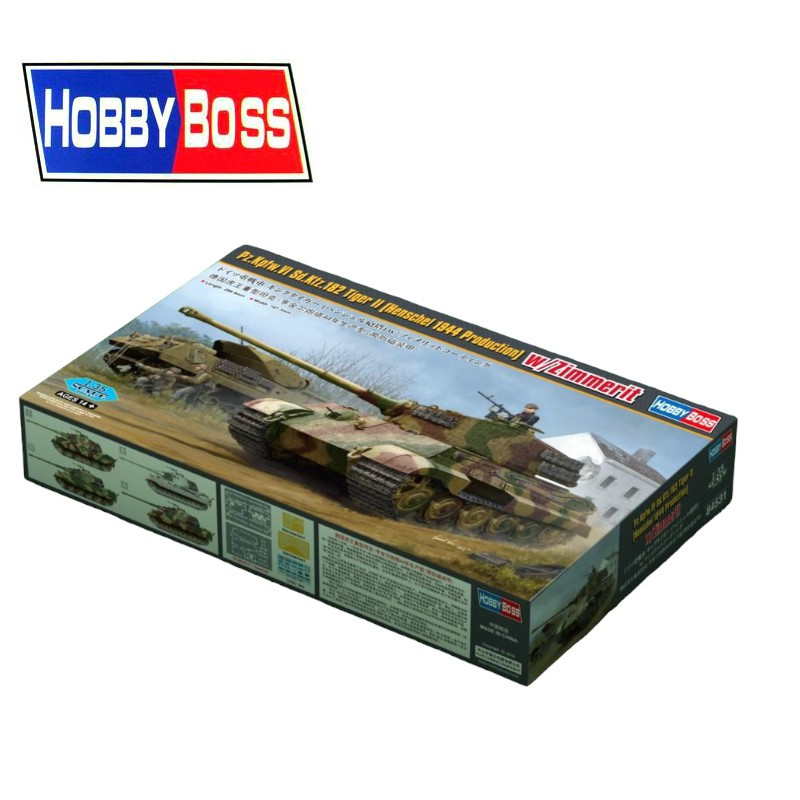 Char allemand Pz.VI Sd.Kfz.182 Tigre II (Henschel) 1/35 Hobby Boss 84531 - Maketis