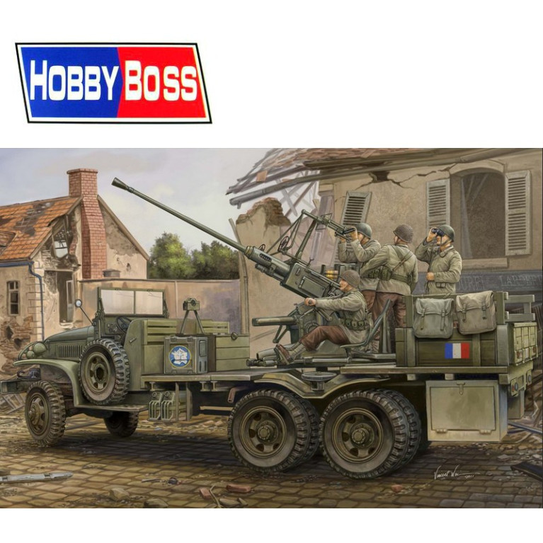 Voiture GMC canon anti-aérien Bofors 40mm 1/35 Hobby Boss 82459 Voiture GMC canon anti-aérien Bofors 40mm 1/35 Hobby Boss 82459
