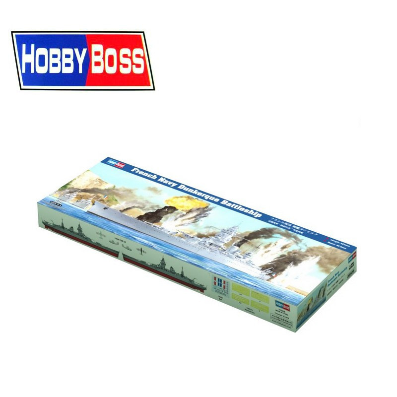Cuirassé de la marine française Dunkerque WWII 1/35 Hobby Boss 86506-Maketis