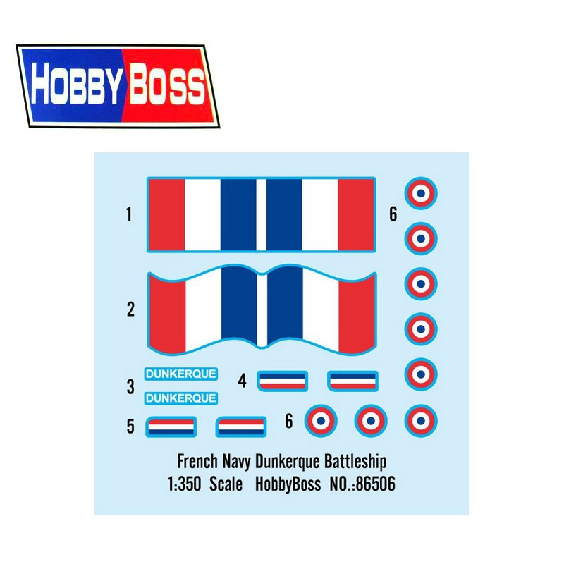 Cuirassé de la marine française Dunkerque WWII 1/35 Hobby Boss 86506-Maketis