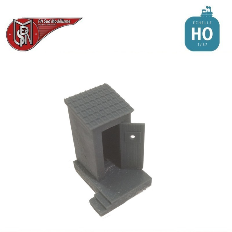 WC extérieur pour bâtiment HO PN Sud Modélisme 8796 - Maketis WC extérieur pour bâtiment HO PN Sud Modélisme 8796 - Maketis