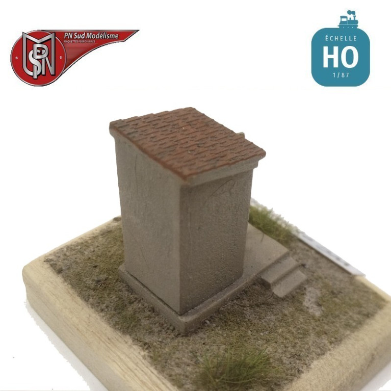 WC extérieur pour bâtiment HO PN Sud Modélisme 8796 - Maketis WC extérieur pour bâtiment HO PN Sud Modélisme 8796 - Maketis