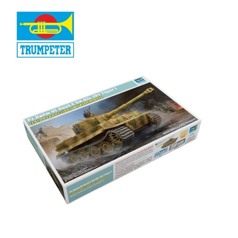 Char allemand Pz.VI Sd.Kfz.181 Tigre I (Last Production) 1/35 Trumpeter 09540 - Maketis