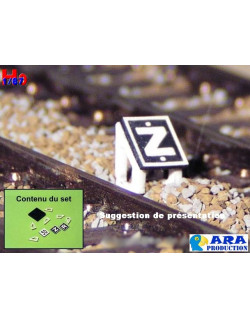 SNCF TIV 30 pour entrevoie réduite (pancartes Z,R et 30)