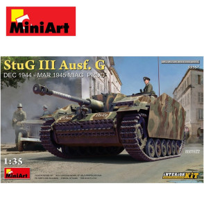 Char Allemand StuG III Ausf. G DEC 1944-MAR 1945 Interior Kit WWII 1/35 MiniArt 35357 - Maketis