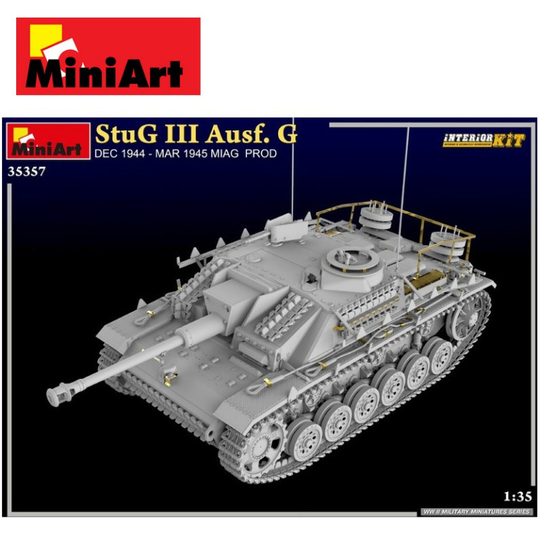 Char Allemand StuG III Ausf. G DEC 1944-MAR 1945 Interior Kit WWII 1/35 MiniArt 35357 - Maketis Char Allemand StuG III Ausf. G DEC 1944-MAR 1945 Interior Kit WWII 1/35 MiniArt 35357 - Maketis