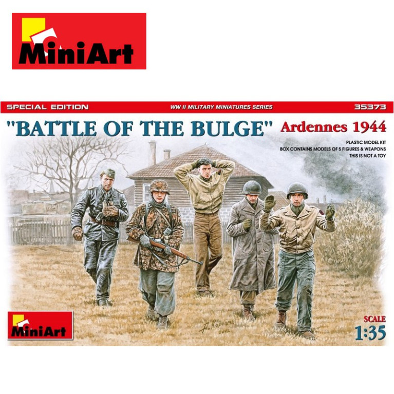 "BATTLE OF THE BULGE" Ardennes 1944 5 figurines Edition spéciale 1/35 MiniArt 35373 - Maketis "BATTLE OF THE BULGE" Ardennes 1944 5 figurines Edition spéciale 1/35 MiniArt 35373 - Maketis