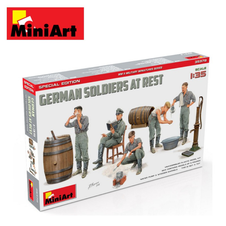 Soldats Allemand au repos Edition spéciale 1/35 MiniArt 35378-Maketis Soldats Allemand au repos Edition spéciale 1/35 MiniArt 35378-Maketis