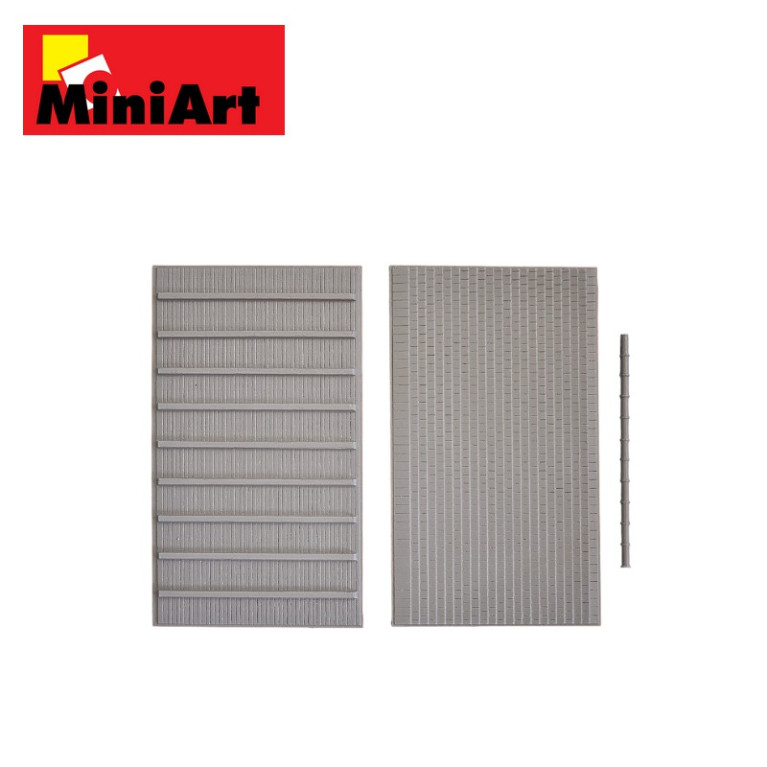 Toit de tuiles plates 1/35 Miniart 35518-Maketis Toit de tuiles plates 1/35 Miniart 35518-Maketis