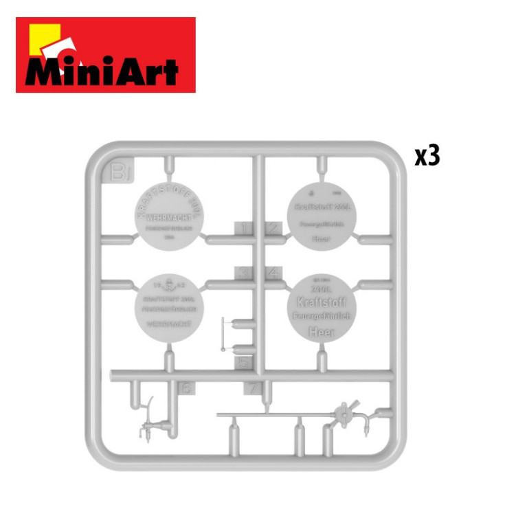 Fûts de carburant et d'huile des années 1930-50 1/35 Miniart 35613-Maketis Fûts de carburant et d'huile des années 1930-50 1/35 Miniart 35613-Maketis