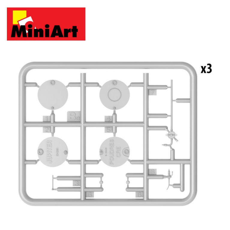 Fûts de carburant et d'huile des années 1930-50 1/35 Miniart 35613-Maketis Fûts de carburant et d'huile des années 1930-50 1/35 Miniart 35613-Maketis