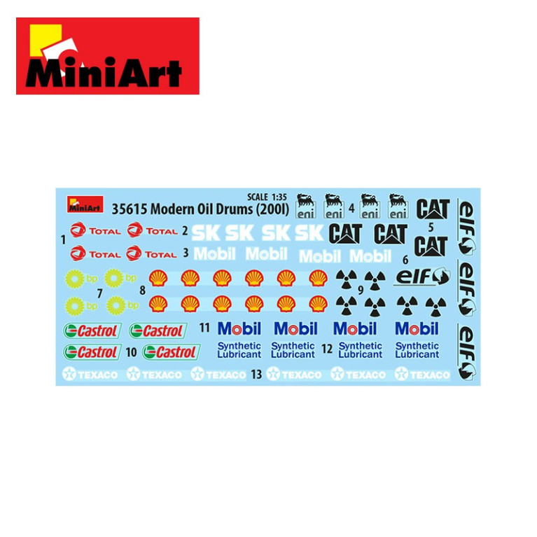 Fûts de carburant 200ml 1/35 Miniart 35615-Maketis Fûts de carburant 200ml 1/35 Miniart 35615-Maketis