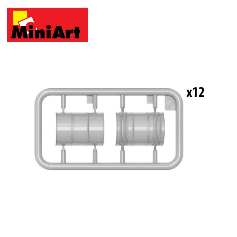 Fûts de carburant 200ml 1/35 Miniart 35615-Maketis Fûts de carburant 200ml 1/35 Miniart 35615-Maketis