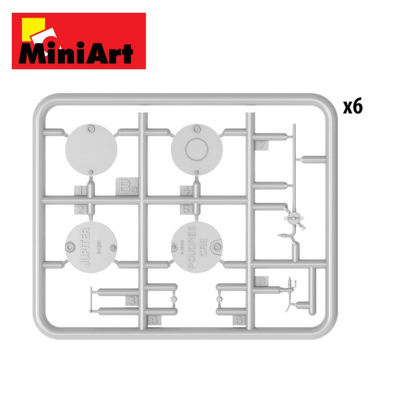 Fûts de carburant 200ml 1/35 Miniart 35615-Maketis Fûts de carburant 200ml 1/35 Miniart 35615-Maketis